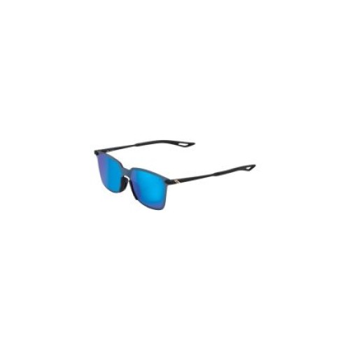 LEATT LEGERE SQUARE - Soft Tact Black - Blue Multilayer Mirror Lens